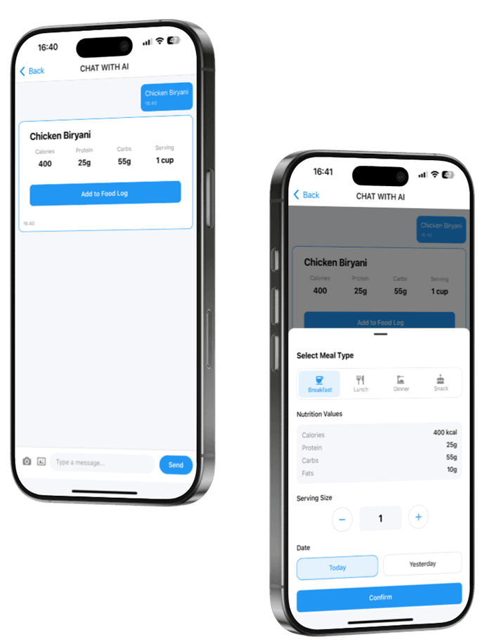 🤖 Hate manually searching and logging every food item? 